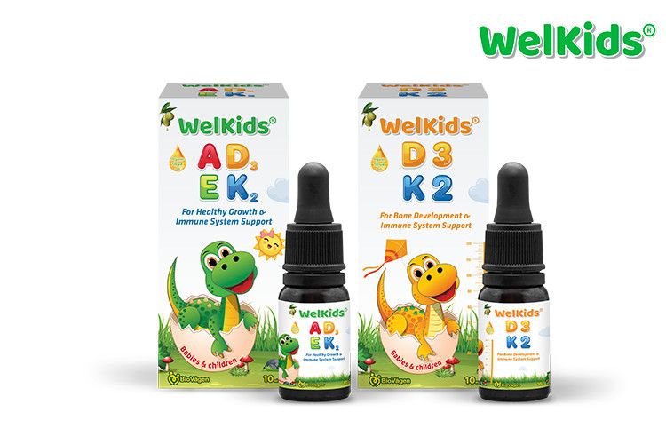 Welkids ADEK và Welkids D3K2 là sản phẩm Vitamin nhỏ giọt chuẩn liều và hiệu quả cho trẻ