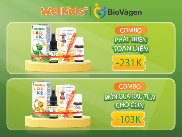 WelKids - BioGaia: Ưu đãi chồng ưu đãi