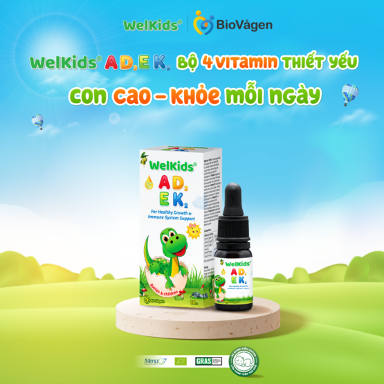 [Sẵn hàng date 2027] WelKids ADEK