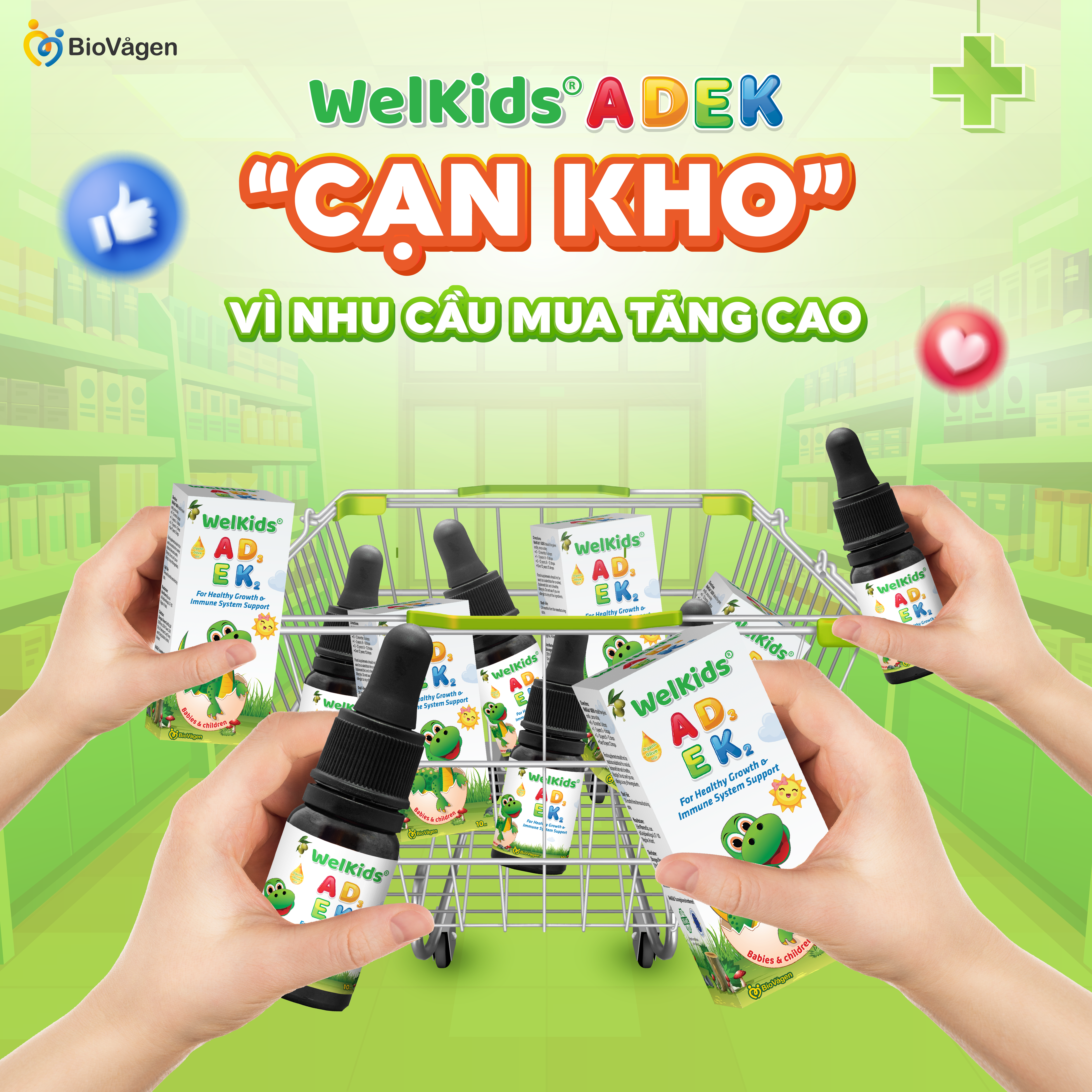 Lý do WelKids ADEK cháy hàng vì “cung không đủ cầu”