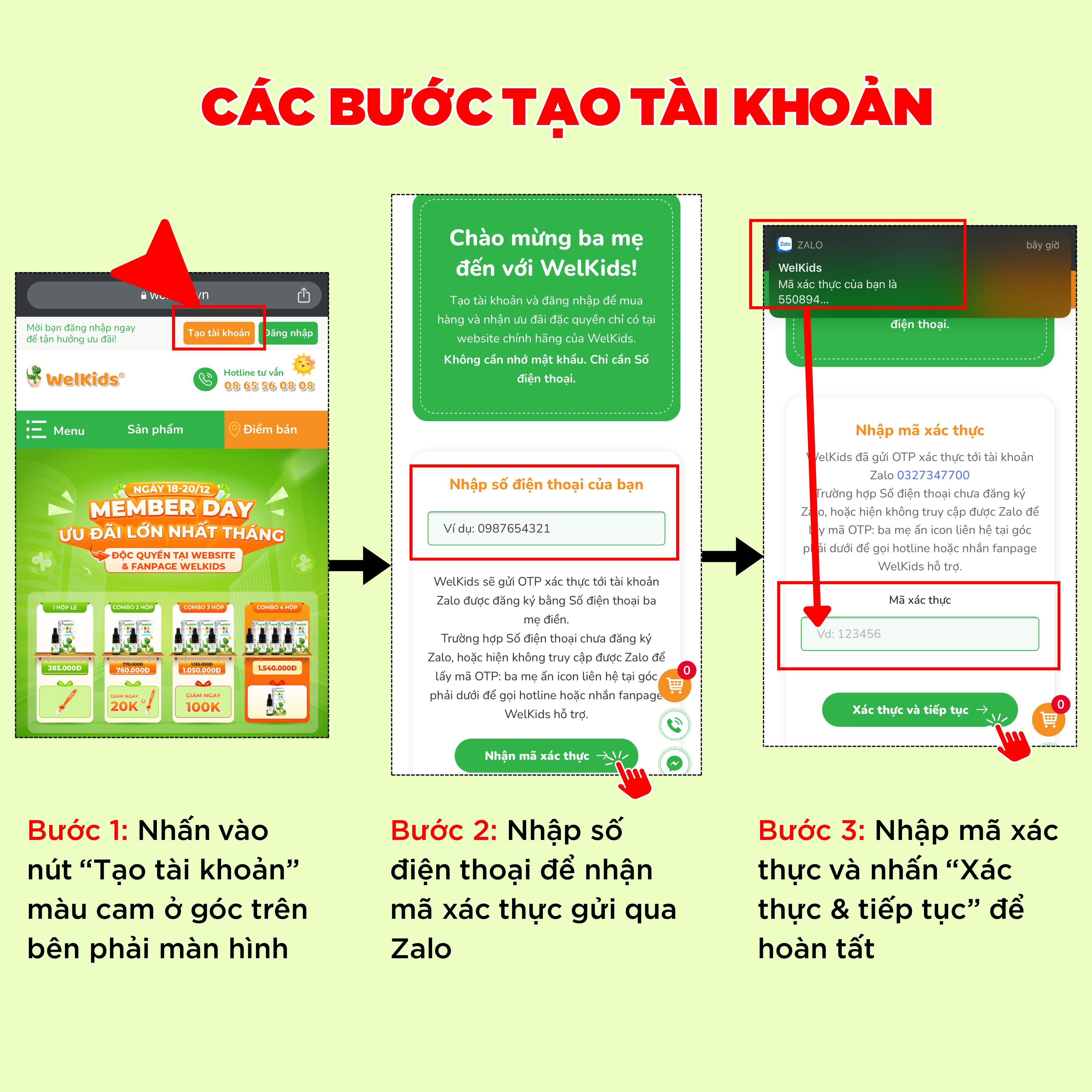 Cách tạo tài khoản nhanh chóng trong 10s 