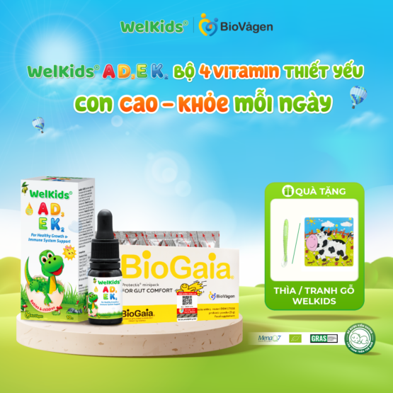 Combo 1 WelKids ADEK + 1 BioGaia Minipack